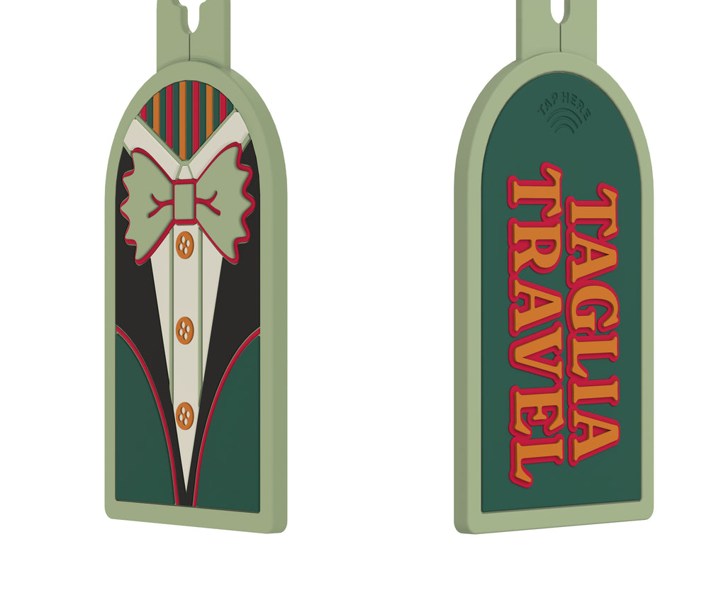 Fancy in Farfalle - NFC Luggage Tag