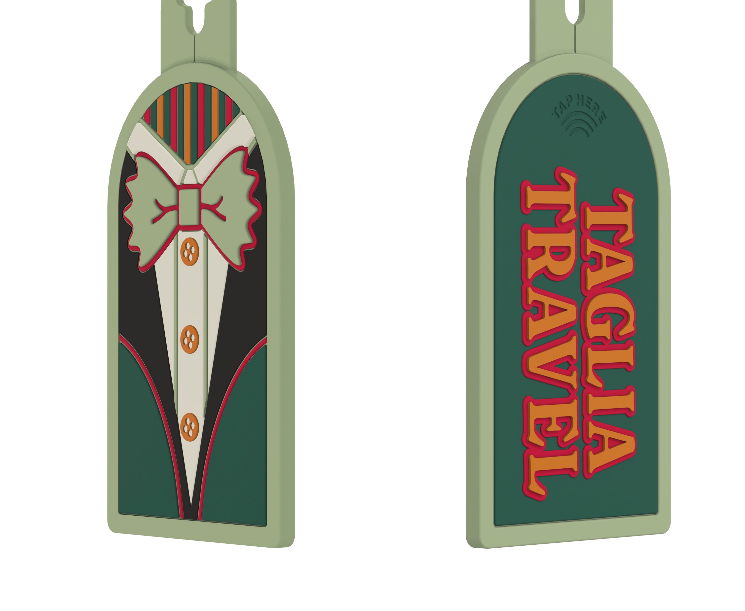 Fancy in Farfalle - NFC Luggage Tag