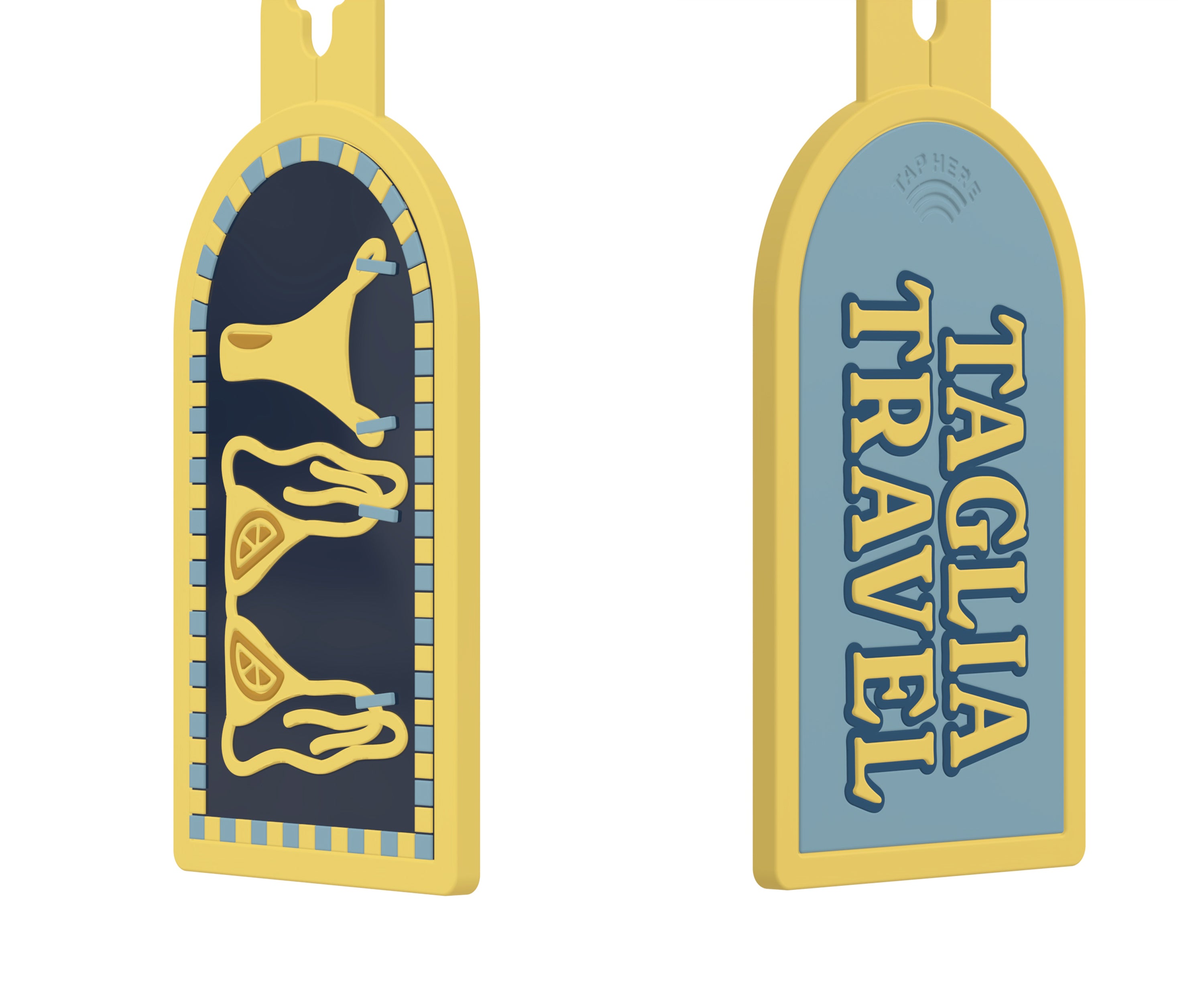 Salty Citrus - NFC Luggage Tag